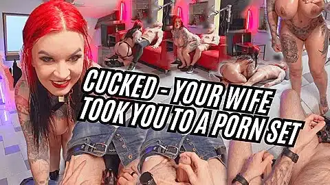 On A Porn Set With Sabien Demonia And Alec Hardy
