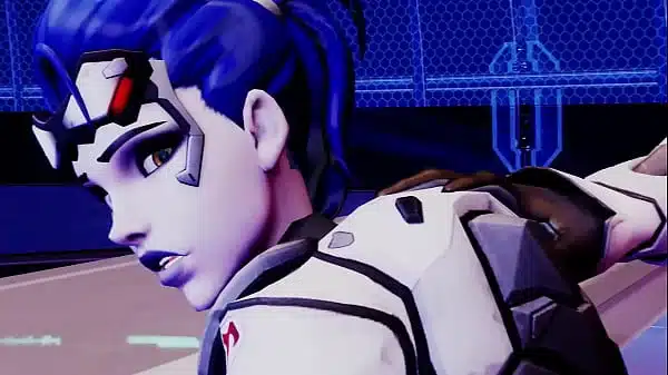 Overwatch Widow X Tracer Sexy Booty Licking