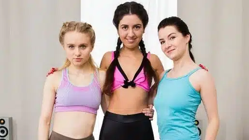 Petite Cameltoe Cuties Try REAL LESBIAN RIMMING!